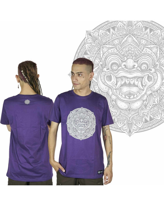 T-Shirt Mandala Boma Μώβ