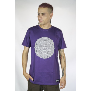 T-Shirt Mandala Boma Μώβ