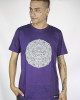 T-Shirt Mandala Boma Μώβ