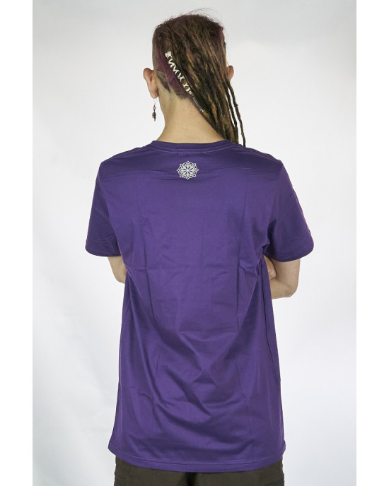 T-Shirt Mandala Boma Μώβ
