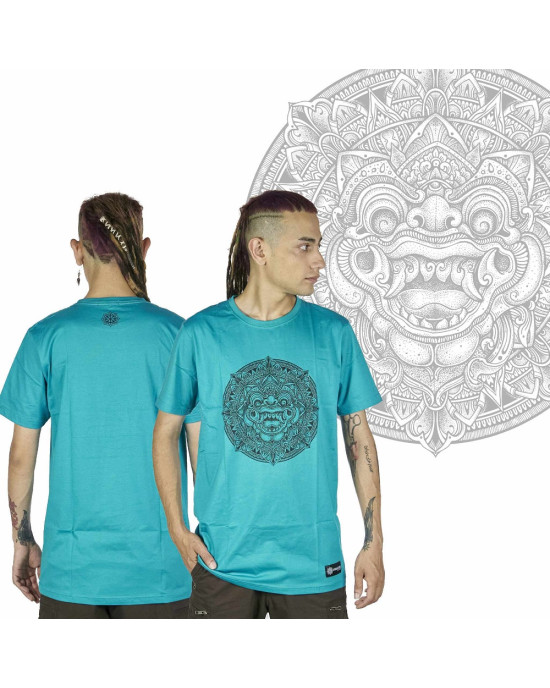 T-Shirt Mandala Boma Τιρκουάζ