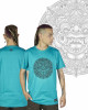 T-Shirt Mandala Boma Τιρκουάζ