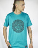 T-Shirt Mandala Boma Τιρκουάζ
