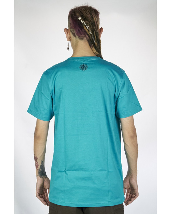 T-Shirt Mandala Boma Τιρκουάζ