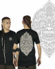 T-Shirt Mandala Laughing Barong Μαύρο