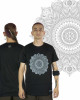 T-Shirt Mandala Violent Relaxation Μαύρο