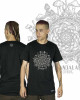 T-Shirt Space Mushrooms Black