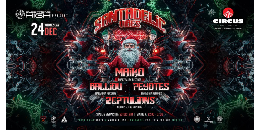 Santadelic Vibes Προπώληση ❋ Mandala Clothing Shop