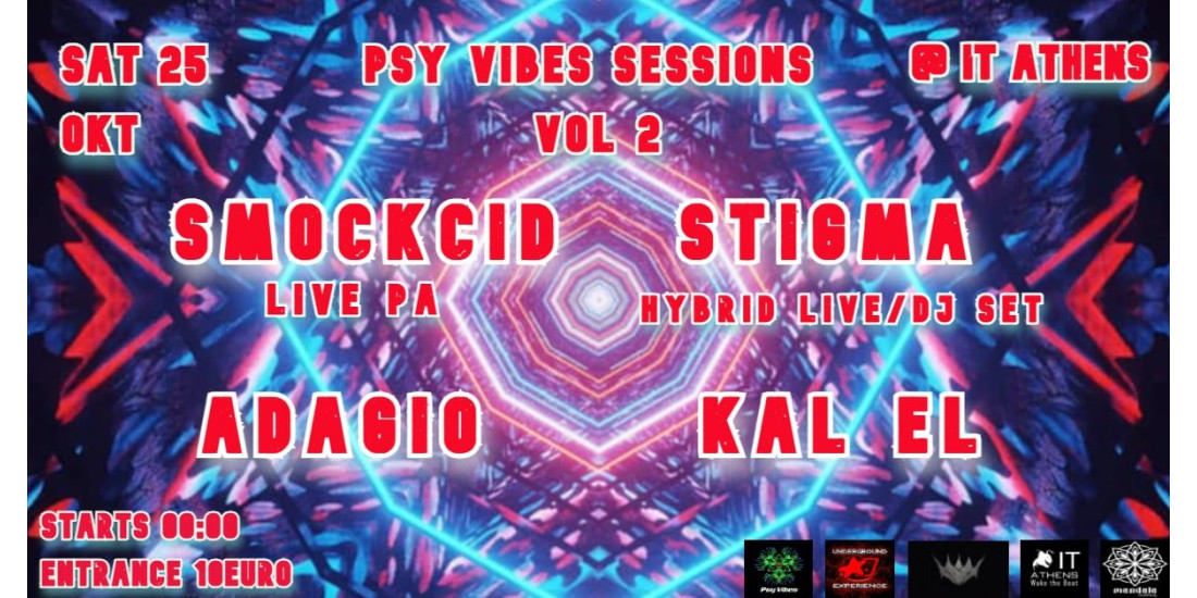 Psy Vibes Sessions Vol.2 @ Support by Mandala Clothing