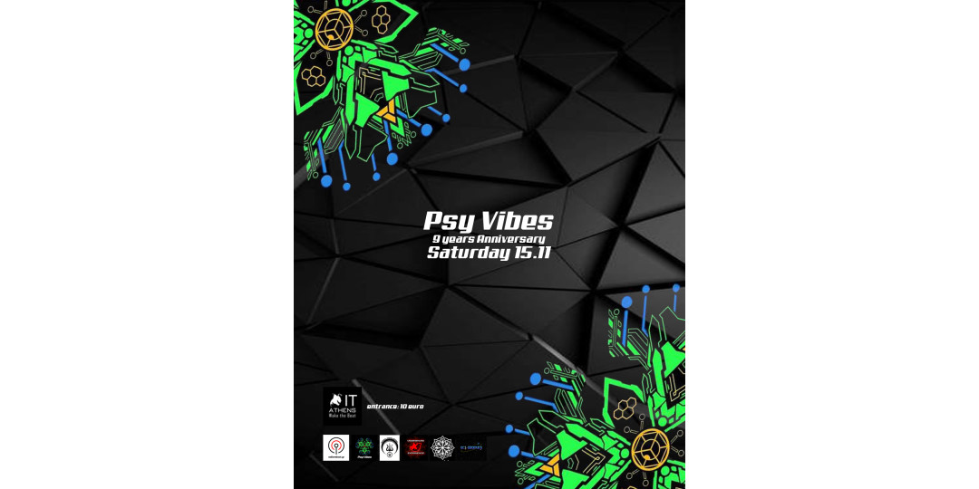 Psy Vibes 9 Years Anniversary ❋ Support by Mandala Clothing