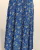Φούστα Maxi Indigo Blue Floral