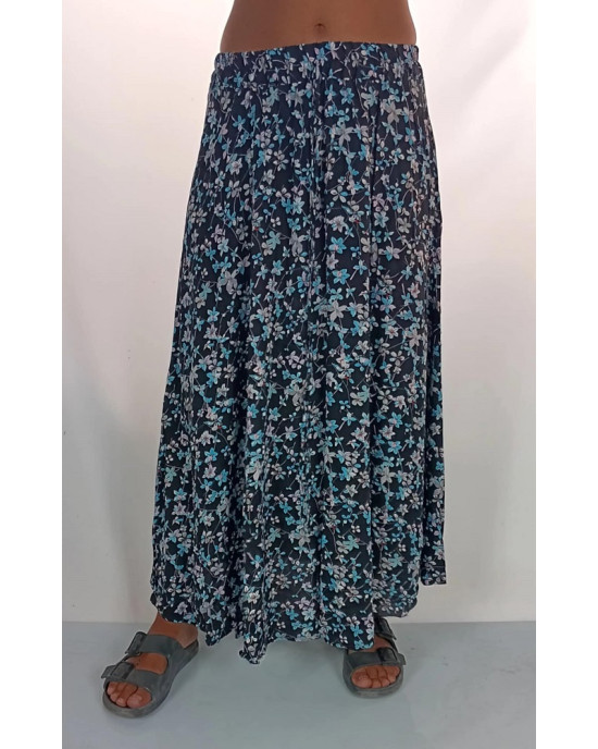 Φούστα Maxi Midnight Blossom Floral Φούστα Maxi Midnight Blossom Floral