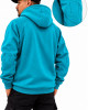 Mandala Half-Zip Hoodie – Τιρκουάζ
