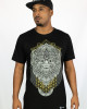 T-shirt Barong Mask Geometry Μαύρο