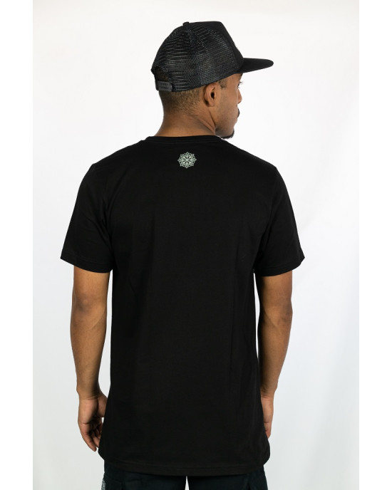 T-shirt Barong Mask Geometry Μαύρο