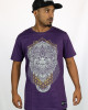 T-shirt Barong Mask Geometry Μωβ