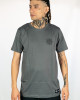 T-Shirt Mandala Ascension Grid Σκούρο Γκρι