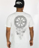 T-Shirt Mandala Ascension Grid Λευκό
