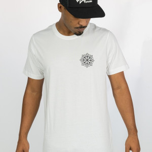 T-Shirt Mandala Ascension Grid Λευκό