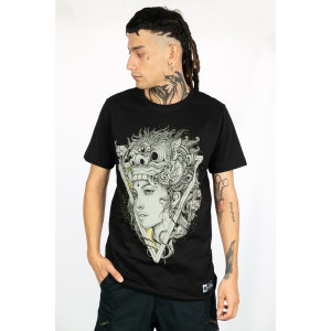 T-shirt Mandala Barong Beauty Μαύρο