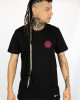 T-shirt Mandala Cosmic Alignment Μαύρο