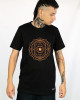 T-shirt Mandala Cosmic Balance Μαύρο