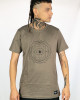 T-shirt Mandala Cosmic Balance Ανοιχτό Καφέ