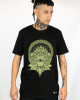 T-shirt Mandala Eye of Dharma Μαύρο
