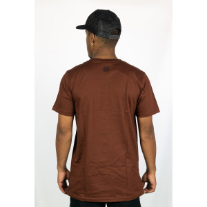 T-Shirt Mandala Eye of Dharma Καφέ