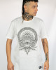 T-Shirt Mandala Eye of Dharma Λευκό