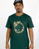 T-shirt Mandala Forest Ritual Σκούρο Πράσινο