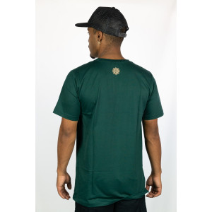 T-shirt Mandala Forest Ritual Σκούρο Πράσινο