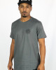 T-Shirt Mandala Fractal Flame Σκούρο Γκρι