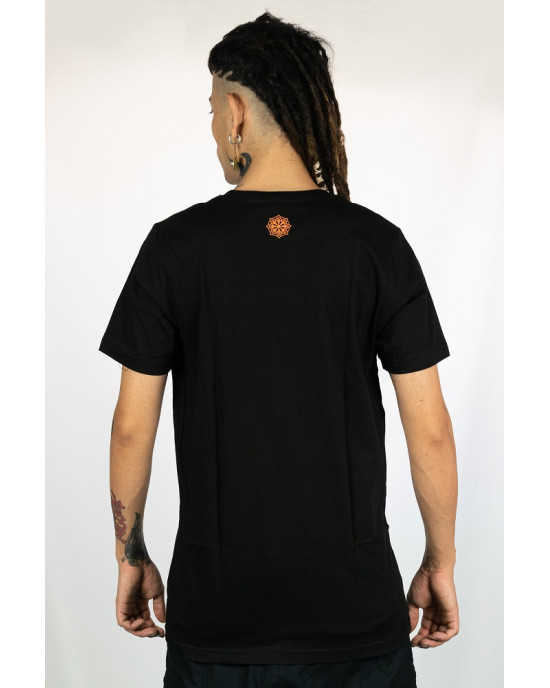 T-Shirt Mandala Lotus Harmony Μαύρο