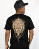 T-shirt Mandala Lotus Vision Μαύρο