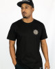 T-shirt Mandala Lotus Vision Μαύρο