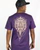 T-shirt Mandala Lotus Vision Μωβ