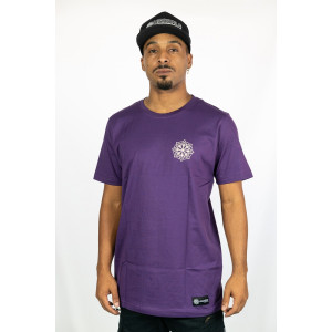 T-shirt Mandala Lotus Vision Μωβ