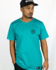 T-shirt Mandala Lotus Vision Τιρκουάζ