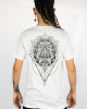 T-shirt Mandala Lotus Vision Λευκό