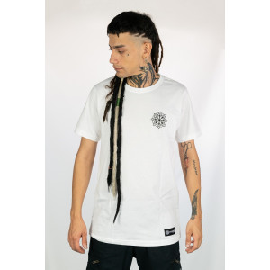 T-shirt Mandala Lotus Vision Λευκό
