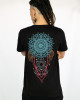 T-shirt Mandala Nova Μαύρο