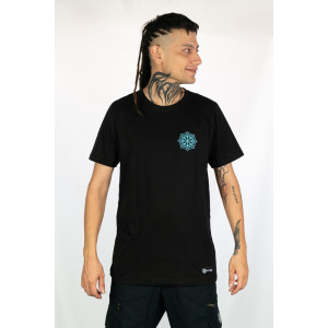 T-shirt Mandala Nova Μαύρο