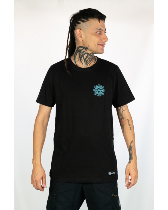 T-shirt Mandala Nova Μαύρο