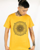 T-shirt Mandala Radiance Κίτρινο