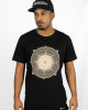 T-shirt Mandala Radiance Μαύρο