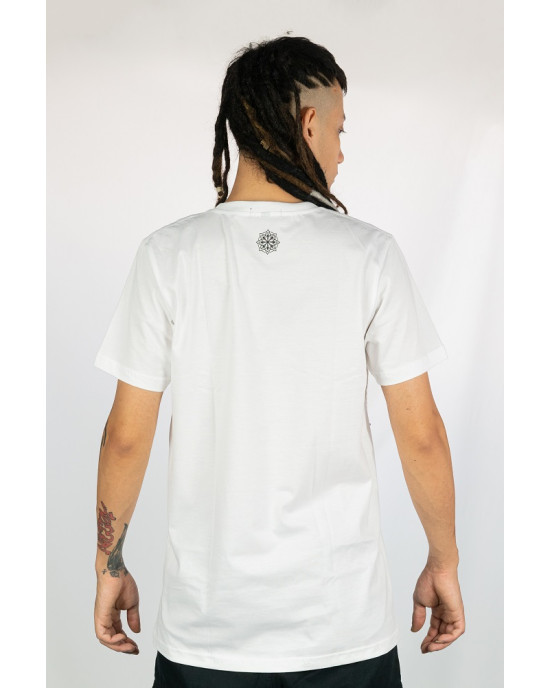 T-shirt Mandala Radiance Λευκό