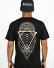 T-shirt Mandala Sacred Balance Μαύρο