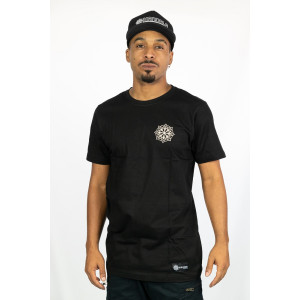T-shirt Mandala Sacred Balance Μαύρο