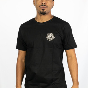 T-shirt Mandala Sacred Balance Μαύρο